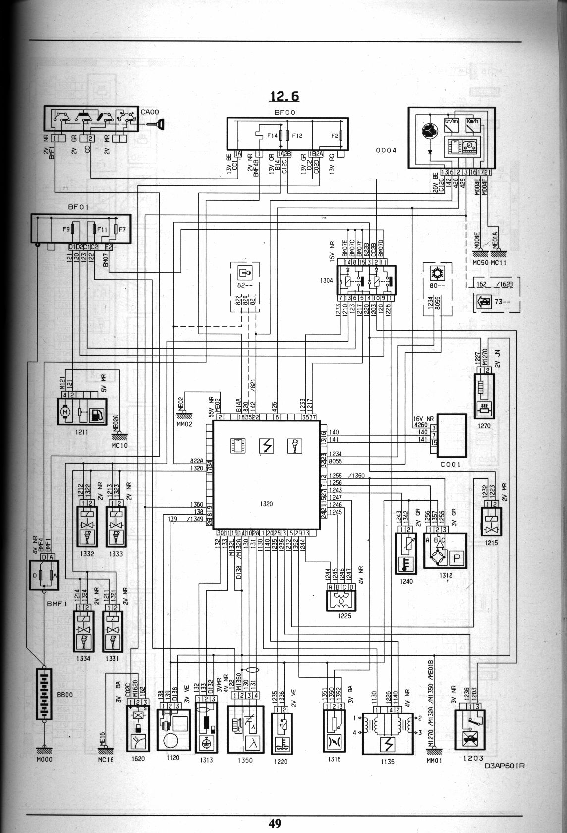 Citroen C4 Picasso Air Suspension Wiring Diagram