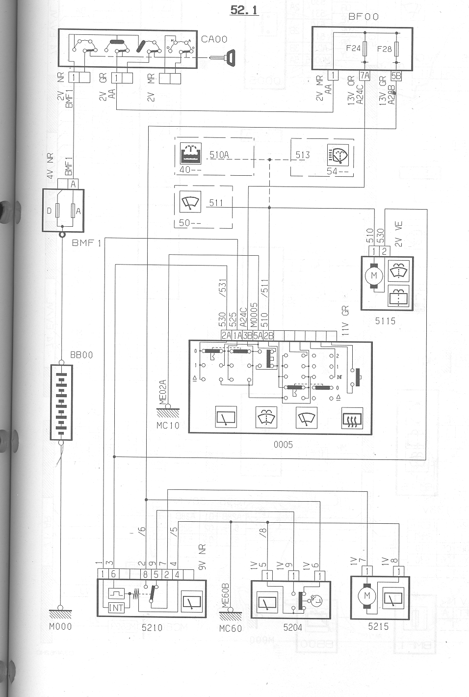 citroen 2cv wiring diagram