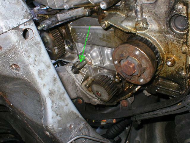 Tensioner removed
