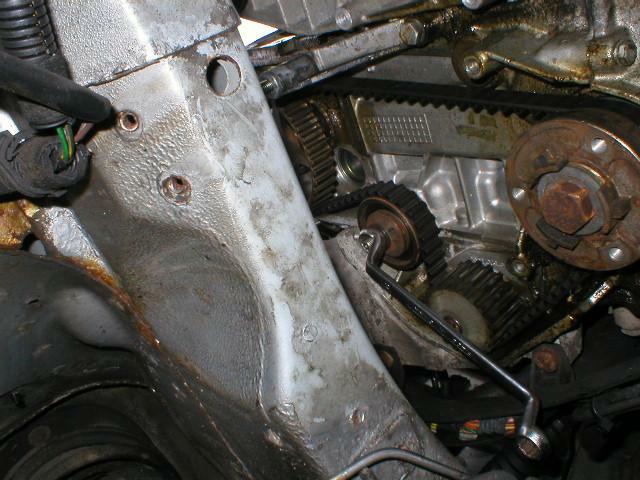 Loosening the tensioner