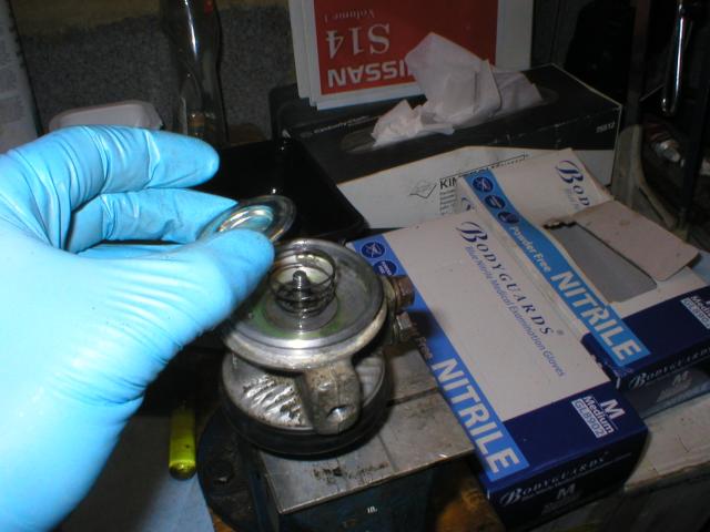 Replacing the spring and plate