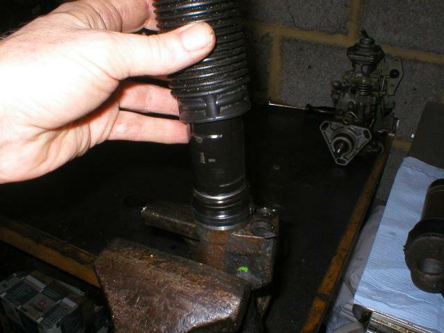 Removing the gaiter